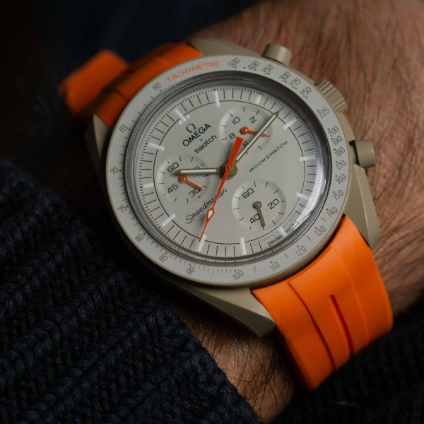 Klockarmband till Omega X Moonswatch - Grand Prix - Orange - Bild 8