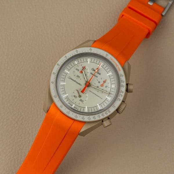 Klockarmband till Omega X Moonswatch - Orange - Bild 4