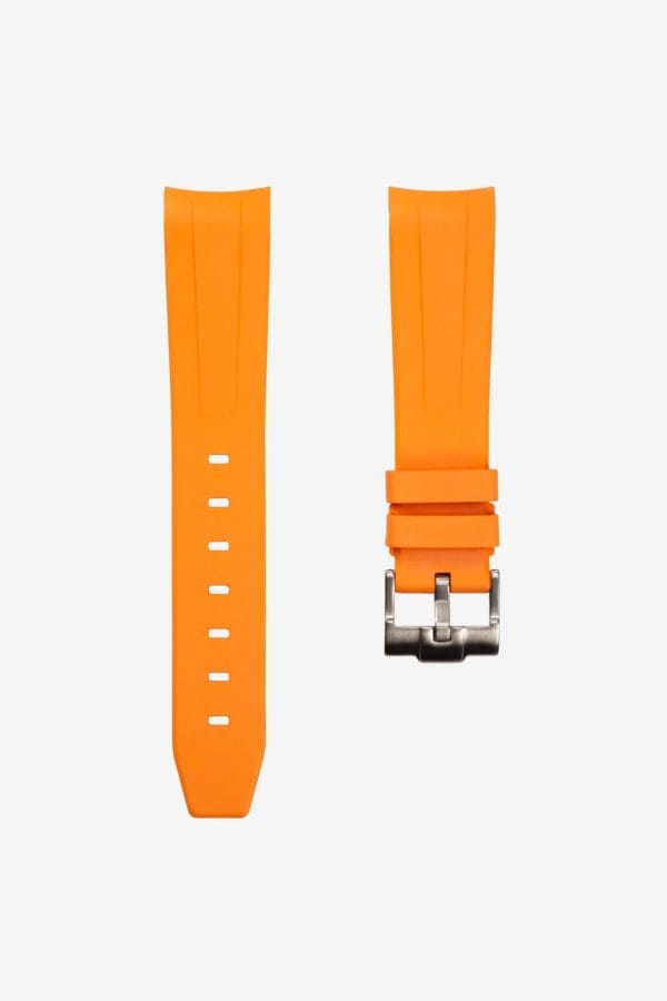 Orange FKM gummiband till Rolex.