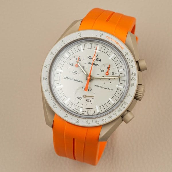 Klockarmband till Omega X Moonswatch - Grand Prix - Orange - Bild 2