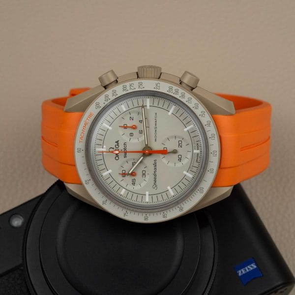 Klockarmband till Omega X Moonswatch - Grand Prix - Orange - Bild 6