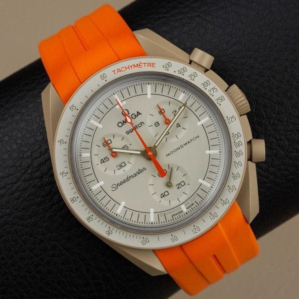 Klockarmband till Omega X Moonswatch - Grand Prix - Orange - Bild 7