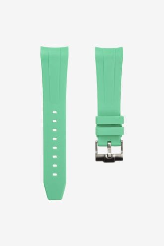 Grönt gummiband till swatch x Blancpain Fifty Fathoms