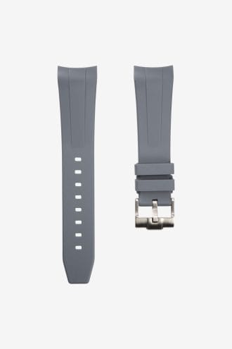 Grått gummiband för swatch x Blancpain Fifty Fathoms