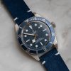 Blue Suede Watch Strap