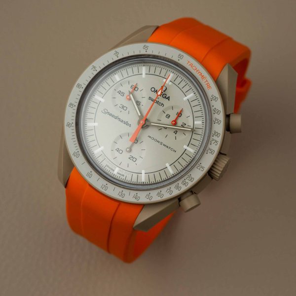 Klockarmband till Omega X Moonswatch - Orange - Bild 2