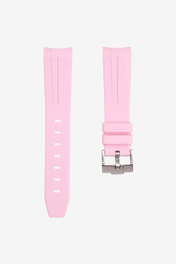 Klockarmband till Omega X Moonswatch - Grand Prix - Rosa