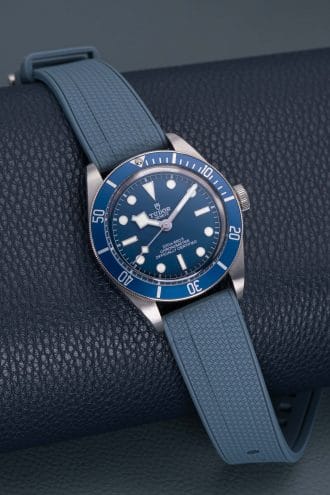 Tudor Black Bay 58 Blue - Grey Straight End gummiklockarmband