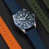 Tudor Black Bay 58 + Navy Blue Straight End gummiklockarmband