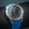 Squale watch strap - Curved - Rubber - textured- Squale 1545