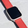 apple watch band - Red - leather strap - watch strap - epsom leather